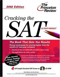 Cracking the SAT with CD-ROM, 2002 Edition (Cracking the Sat With Sample Tests on DVD)