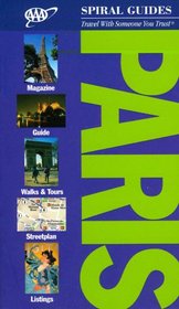 AAA Spiral Paris, 5th Edition (Aaa Spiral Guides)