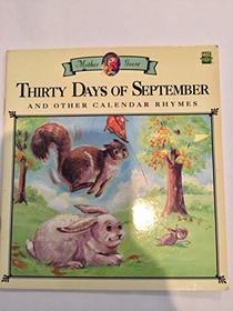 Thirty Days of September and other calendar rhymes