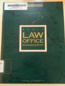 Basic Law Office Management (Legal Studies Series)