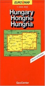 Euro-Orszagterkep 1:300.000 (GeoCenter Euro Map) (Hungarian Edition)