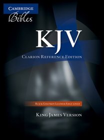 KJV Clarion Reference KJ486:XE black goatskin leather