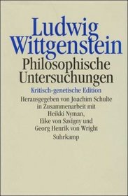 Philosophische Untersuchungen. Kritisch-genetische Edition (German Edition)