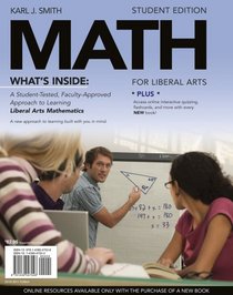 Bundle: MATH for Liberal Arts (with Arts CourseMate with eBook Printed Access Card) + Enhanced WebAssign - Start Smart Guide for Students + Enhanced ... Access Card for One Term Math and Science