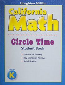 California Math Circle Time Student Book Grade K