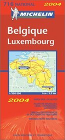Michelin 2004 Belgium Luxembourg (Michlein Maps) (Multilingual Edition)