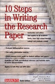 10 Steps in Writing the Research Paper (10 Steps in Writing the Research Paper)