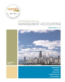Introduction to Management Accounting-Chapters 1-17 Value Pack (includes Study Guide, Introduction to Management Accounting-Full Book & MyAccountingLab with E-Book Student Access )
