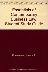 Essentials of Contemporary Business Law: Student Study Guide