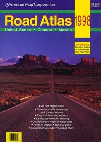 Road Atlas: United States, Canada, Mexico 1998 (AMC)