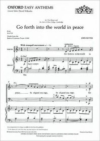 Go Forth into the World in Peace (Oxford easy anthems)