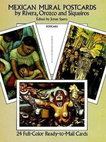 Mexican Mural Paintings by Rivera, Orozco and Siqueiros : 24 Cards (Card Books)