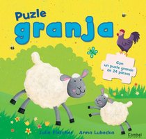 Puzle granja: Con un puzle grande de 24 piezas (Spanish Edition)