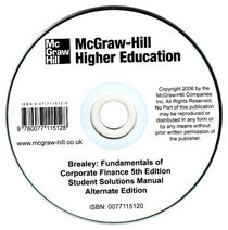 Fundamentals of Corporate Finance: Student Solutions Manual