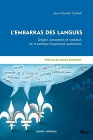 Embarras des langues L' [Paperback] by Corbeil,Jean-Claude