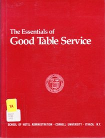 Essentials of Good Table Service