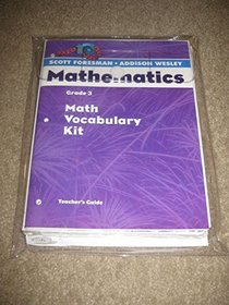 Scott Foresman Addison Wesley Mathematics Grade 3 Math Vocabulary Kit