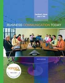 Business Communication Today Value Package (includes OneKey BlackBoard, Student Access Kit, Business Communication Today)