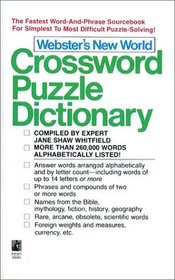 Webster'S New World Crossword Puzzle Dictionary : Third Edition