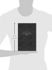 NKJV, The Charles F. Stanley Life Principles Bible, Leathersoft, Black: Large Print Edition