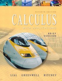 Calculus With Applications: Brief Version