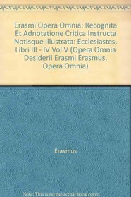 Erasmi Opera Omnia : Volume V-5