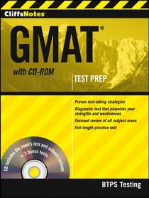 CliffsNotes GMAT, with CD-ROM