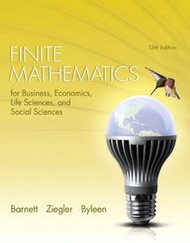 Finite Mathematics for Business, Economics, Life Sciences and Social Sciences Plus NEW MyMathLab with Pearson eText -- Access Card Package (13th Edition)