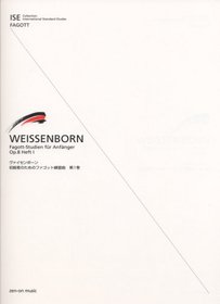 Volume 1 bassoon etude for Weissensee bone beginners (ISE Collection International S) (2008) ISBN: 4115487623 [Japanese Import]