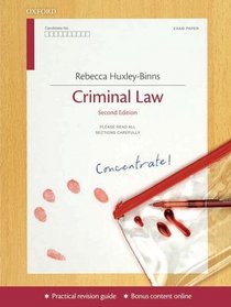 Criminal Law Concentrate (Concentrate Law Revision Guide)