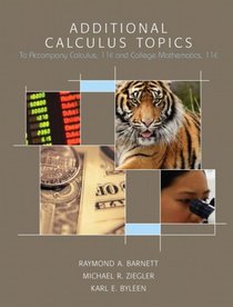 Additional Calculus Topics (11th Edition)
