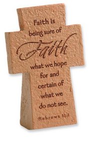 Faith Resin Standing Cross