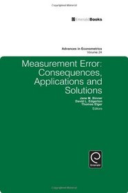 Measurement Error (Advances in Econometrics)