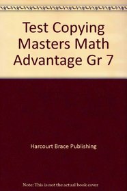 Test Copying Masters Math Advantage Gr 7