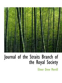 Journal of the Straits Branch of the Royal Society