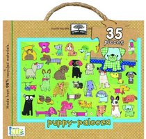 Green Start Giant Floor Puzzle: Puppy-Palooza