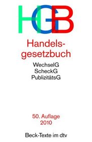 Handelsgesetzbuch (Beck-Texte im dtv) (German Edition)