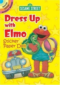 Sesame Street Classic Dress Up with Elmo Sticker Paper Doll