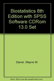 Biostatistics 8th Edition with SPSS Software CDRom 13.0 Set