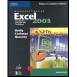 Microsoft Office Excel 2003: Introductory Concepts and Techniques
