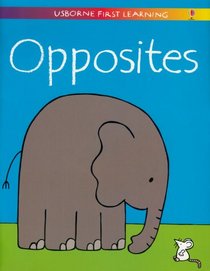 Opposites (Usborne First Learning Activity Book Series) (First Learning)
