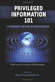 Privileged Information 101: Common Sense Knowledge