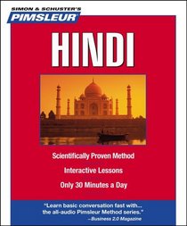 Pimsleur Hindi: Learn to Speak and Understand Hindi with Pimsleur Language Programs (Simon & Schuster's Pimsleur)