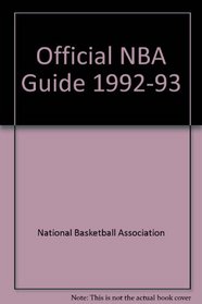Official NBA Guide, 1992-93