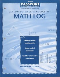 McDougal Littell Math Log Passport to Algebra and Geometry