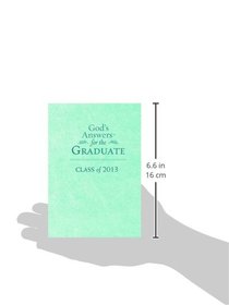God's Answers for the Graduate: Class of 2013 - Teal: New King James Version