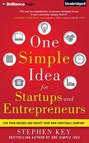 One Simple Idea for Startups and Entrepreneurs: Live Your Dreams and Create Your Own Profitable Company