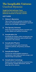 The Great Courses: The Inexplicable Universe: Unsolved Mysteries