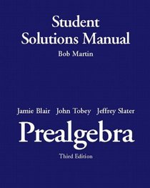 Prealgebra Student Solutions Manual