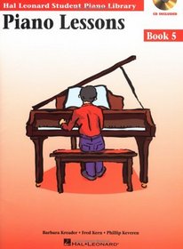 Piano Lessons Book 5 - Book/CD Pack : Hal Leonard Student Piano Library